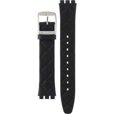 Bracelete Swatch Irony - Skin - SYX ASYXS136 SYXS136 Black Quilted