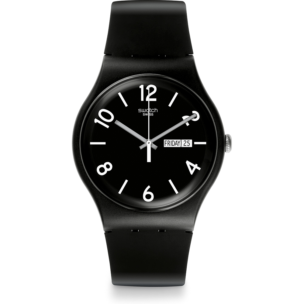 Relógio Swatch NewGent SUOB715 Backup Black