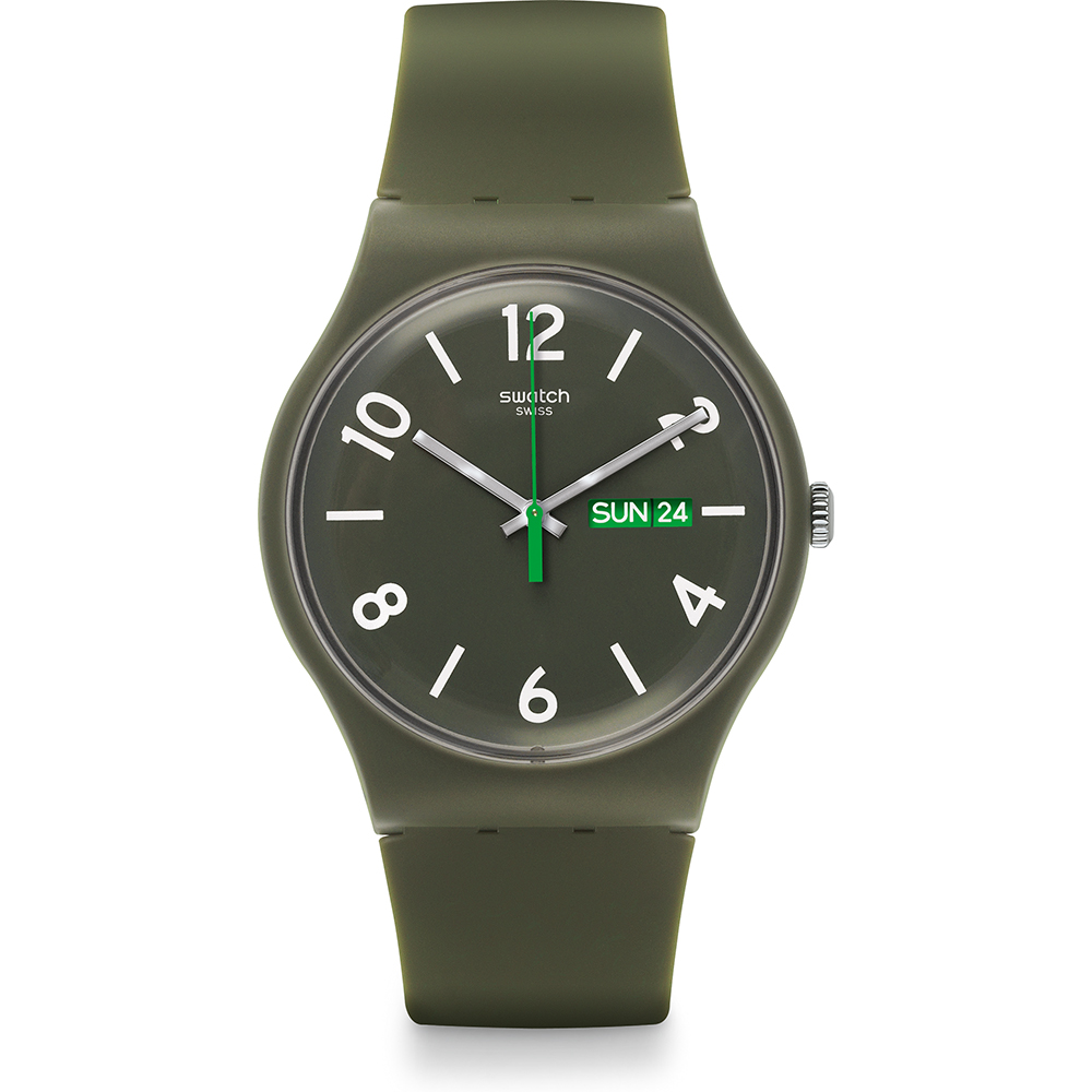 Relógio Swatch NewGent SUOG706 Backup Green