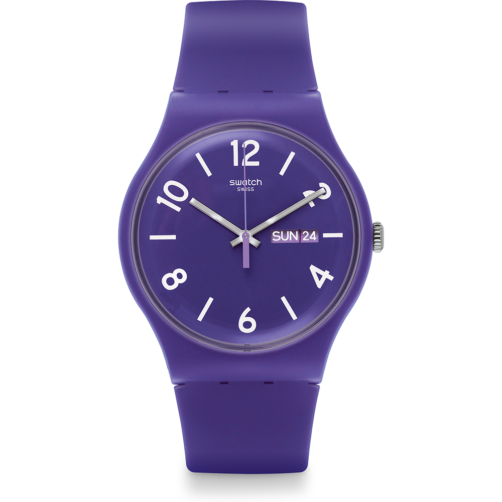 Relógio Swatch NewGent SUOV703 Backup Purple