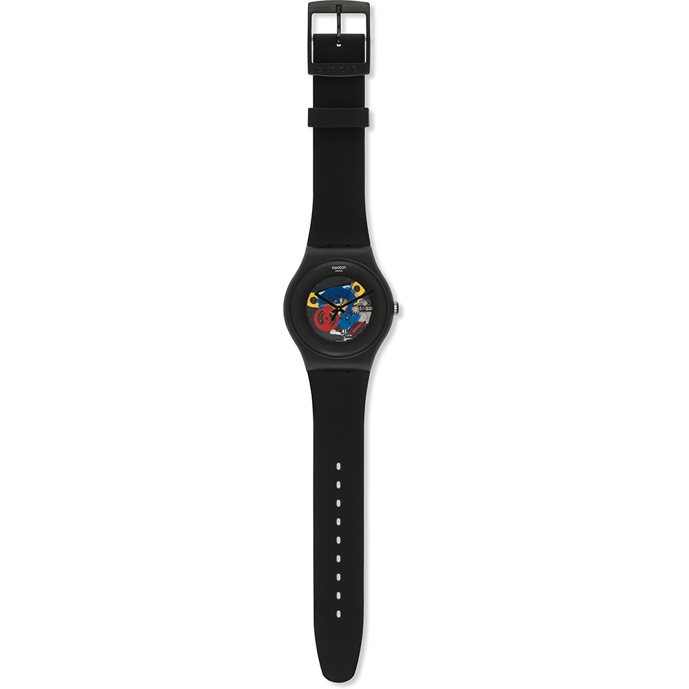Relógio Swatch NewGent SUOB101 Black Lacquered