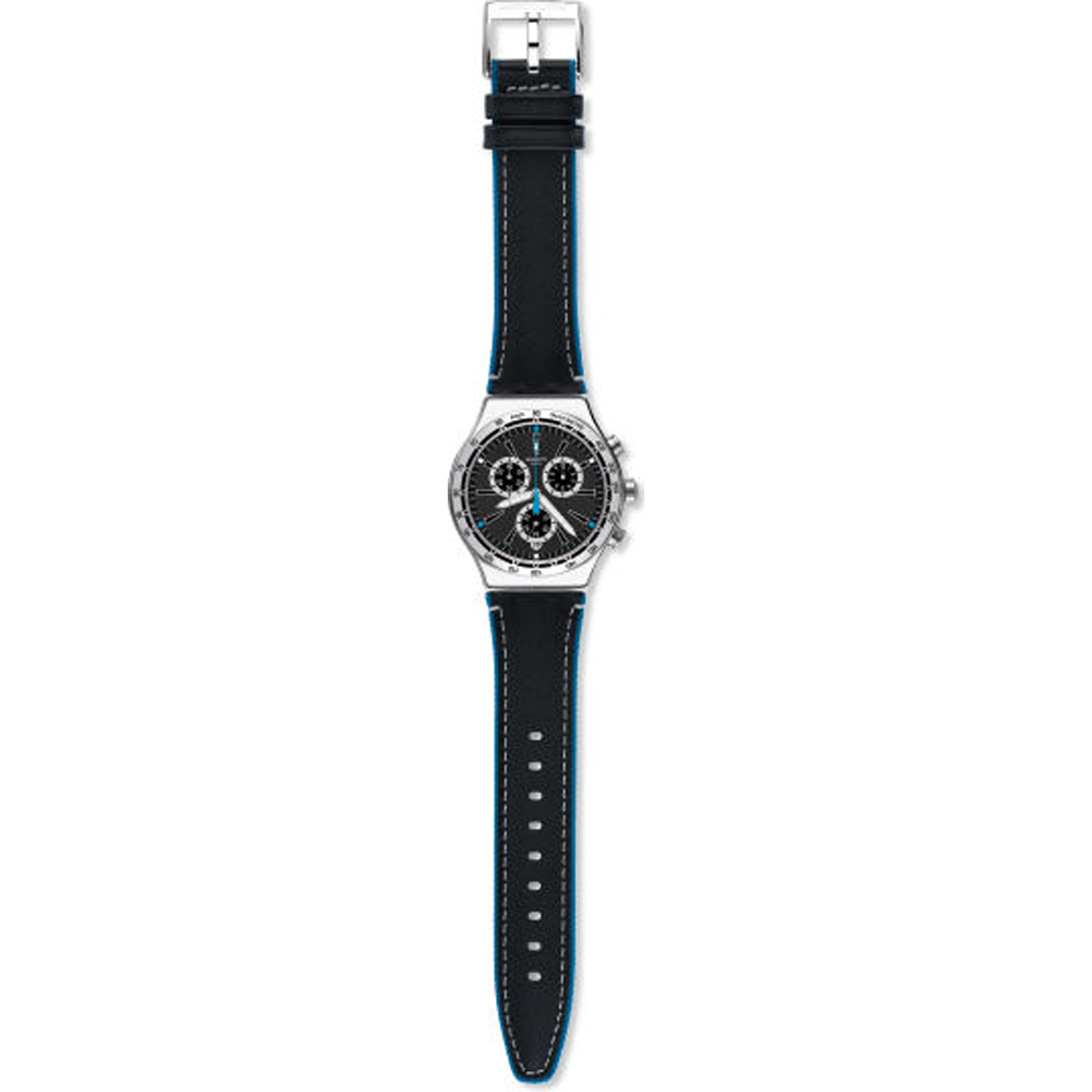 Relógio Swatch Irony - Chrono New YVS442 Blue Details
