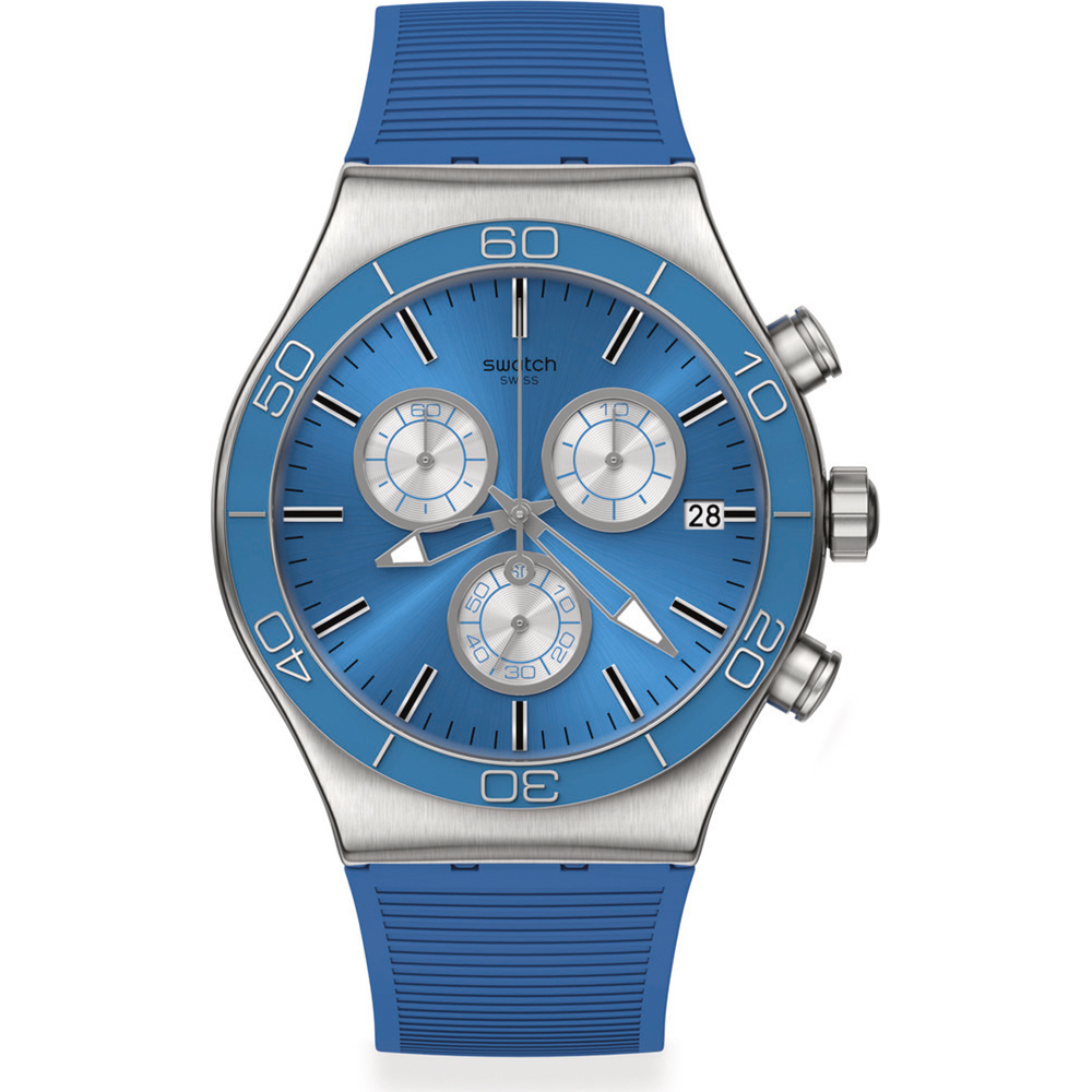 Relógio Swatch Irony - Chrono New YVS485 Blue Is All