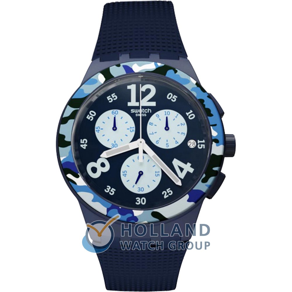 Relógio Swatch New Chrono Plastic SUSN414 Camoblu