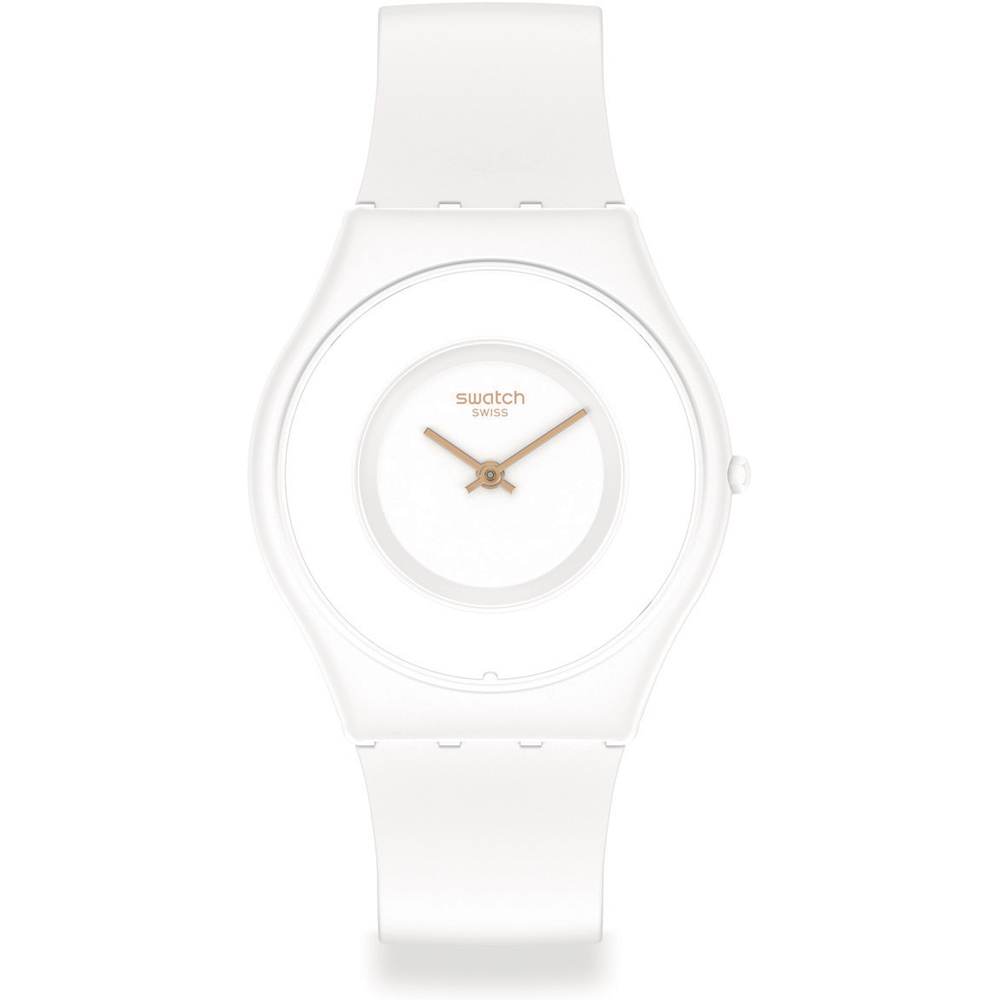Relógio Swatch Skin SS09W100 Caricia Blanca