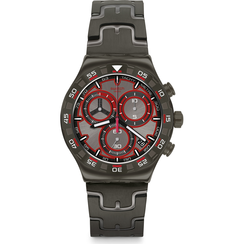 Relógio Swatch Irony - Chrono New YVM406G Crazy Drive