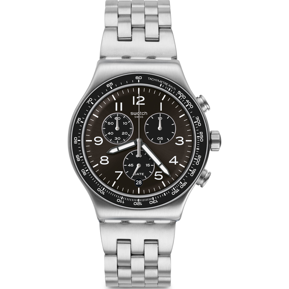 Relógio Swatch Irony - Chrono New YVS465G Deepgrey
