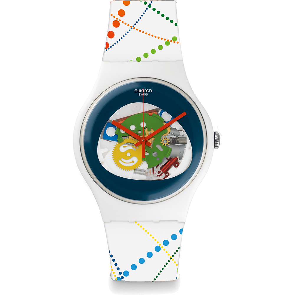 Relógio Swatch NewGent SUOW128 Dots In Rio