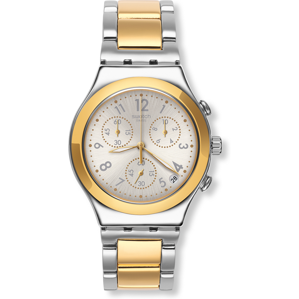 Swatch Watch Irony Chrono Dreamnight Golden YCS590G