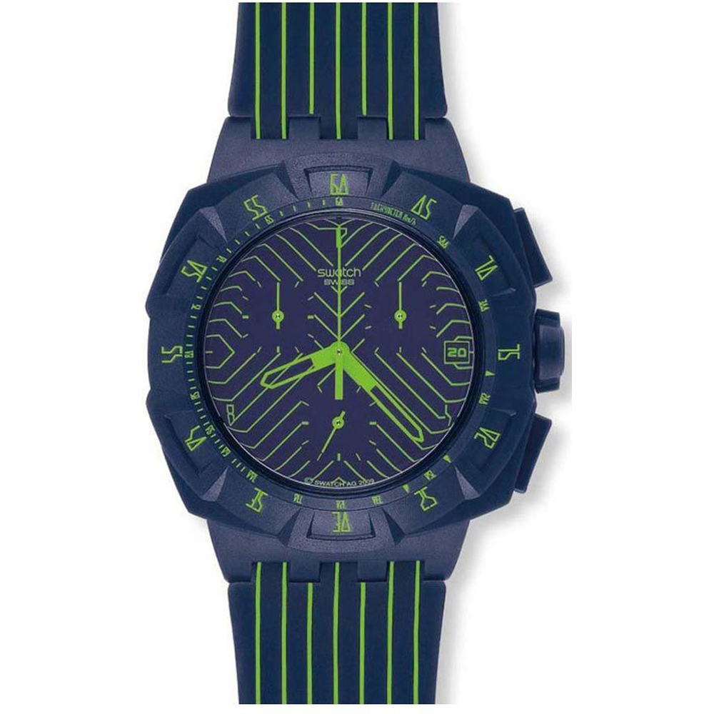 Relógio Swatch Chrono Plastic SUIN401 Fast Run