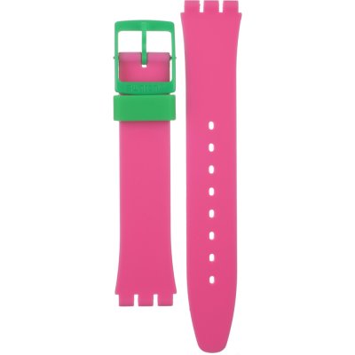 Bracelete Swatch Plastic - Originals Medium (34mm) /Access/Solar/Musicall/Stop - G/SK/SL/SR/SS/SO28 AGP147 GP147 Flowerfull
