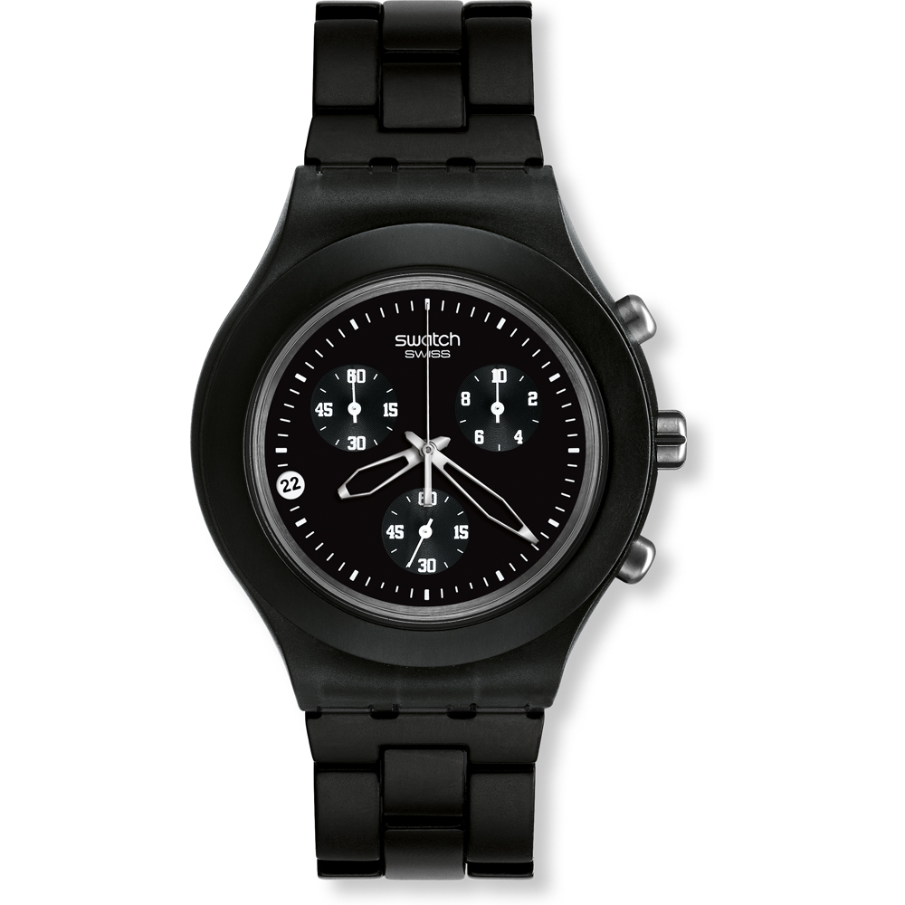 Relógio Swatch Chrono SVCF4000AG Full-Blooded Smokey Black