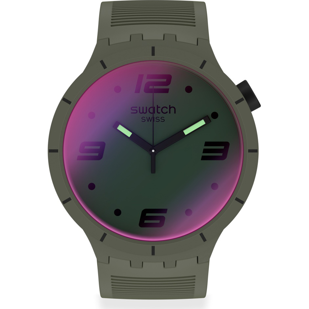 Relógio Swatch Big Bold SO27M105 Futuristic Green