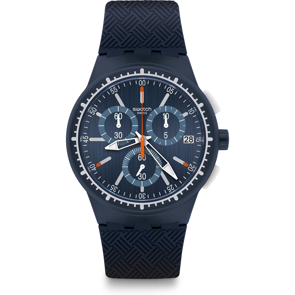 Relógio Swatch New Chrono Plastic SUSN410 Gara In Blue