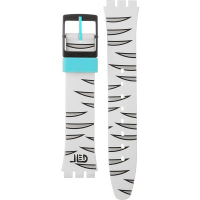 Bracelete Swatch Plastic - Originals Medium (34mm) /Access/Solar/Musicall/Stop - G/SK/SL/SR/SS/SO28 AGB250 GB250 Bengali