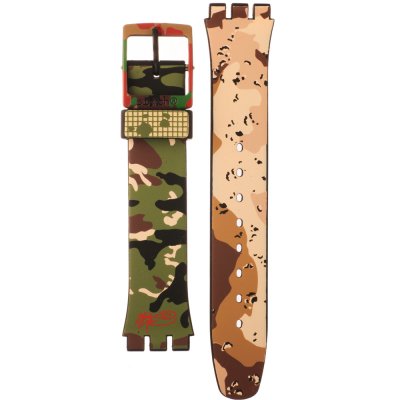 Bracelete Swatch Plastic - Originals Medium (34mm) /Access/Solar/Musicall/Stop - G/SK/SL/SR/SS/SO28 AGB251 GB251 Tic Tic Boom