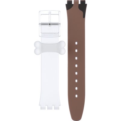 Bracelete Swatch Plastic - Originals Medium (34mm) /Access/Solar/Musicall/Stop - G/SK/SL/SR/SS/SO28 AGE277 GE277 Rosie Bone