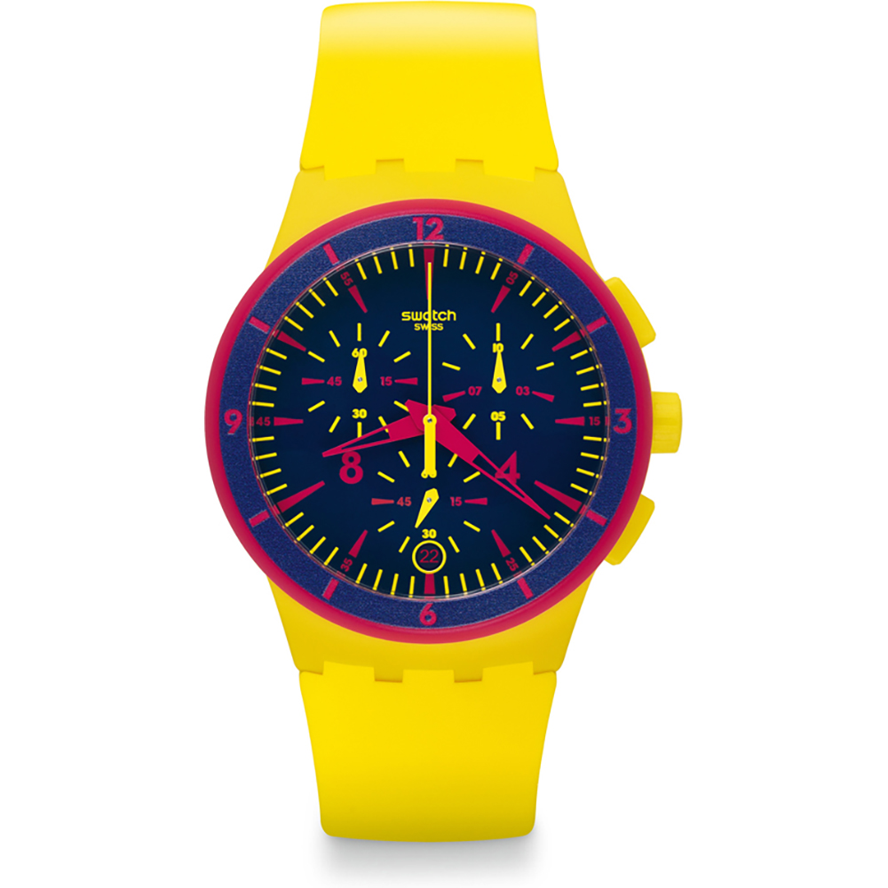 Relógio Swatch New Chrono Plastic SUSJ400 Glowloom