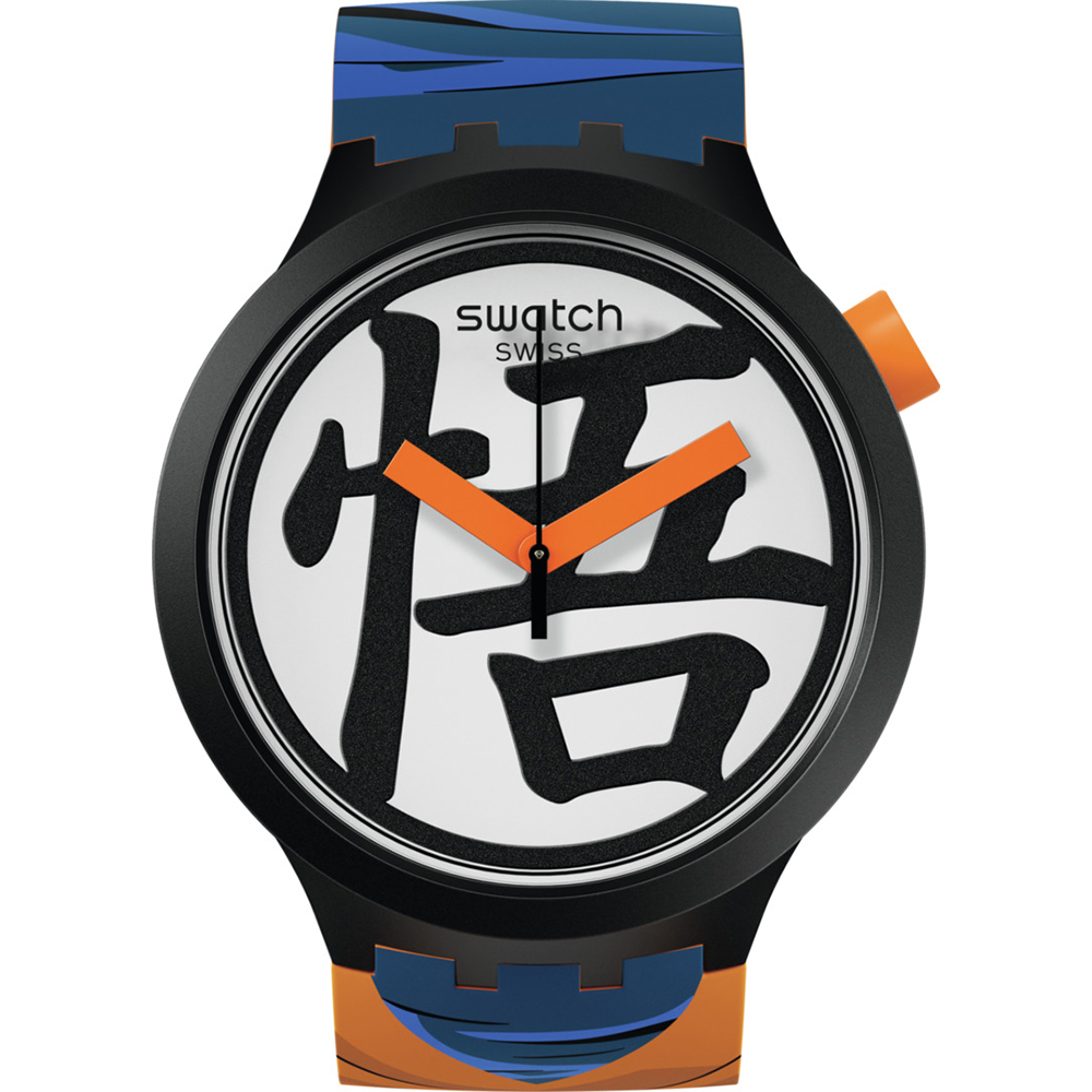 Relógio Swatch Big Bold SB01Z101 GOKU X SWATCH