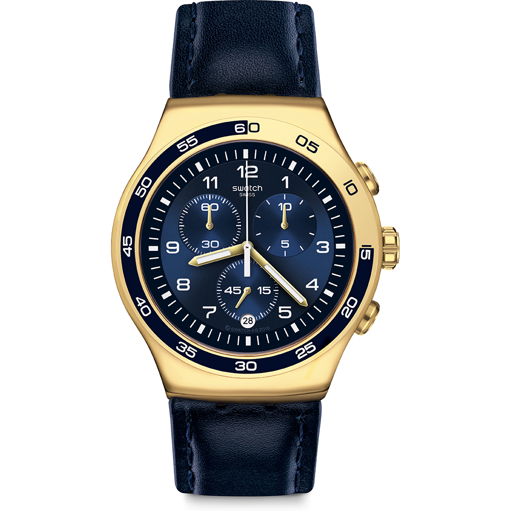 Relógio Swatch The Chrono YOG409 Golden Yacht