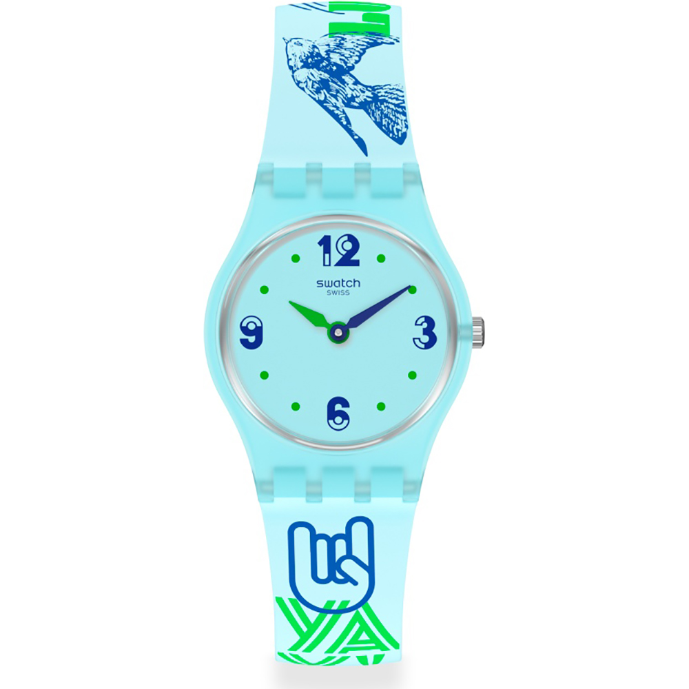 Relógio Swatch Standard Ladies LN157 #Greentouche