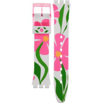 Bracelete Swatch Plastic - Originals Medium (34mm) /Access/Solar/Musicall/Stop - G/SK/SL/SR/SS/SO28 AGZ304 GZ304 Primevere