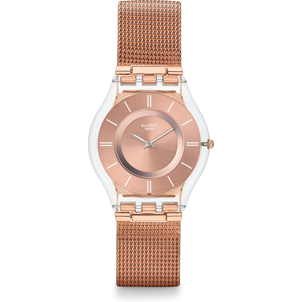 relogio swatch rose