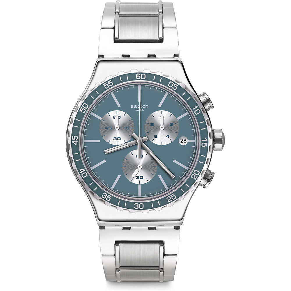 Relógio Swatch Irony - Chrono New YVS438G Ironfreeze