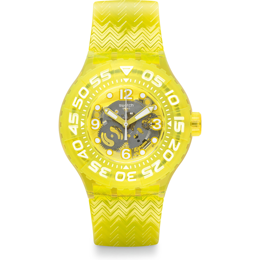 Relógio Swatch Scuba Libre SUUJ101 Lemon Profond