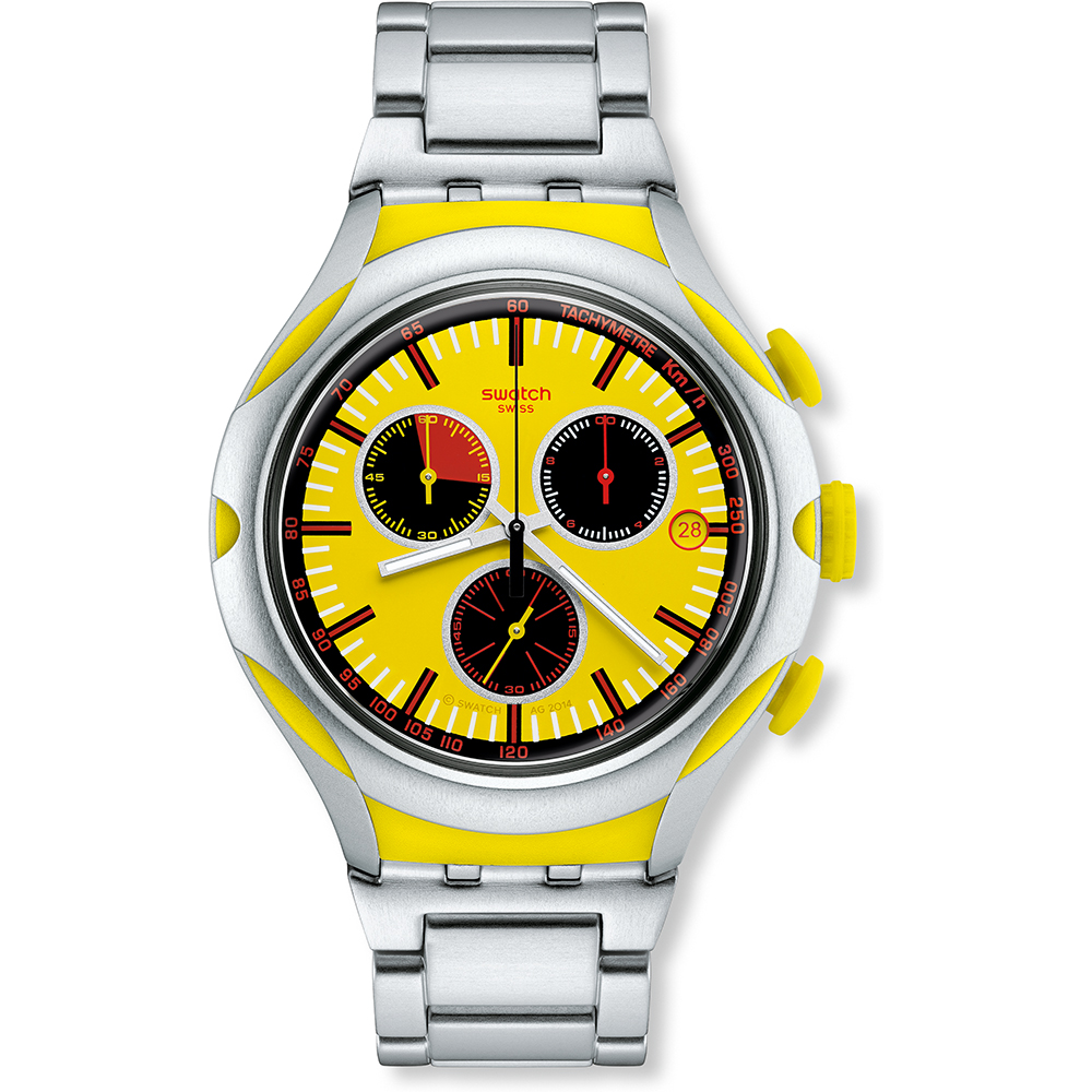 Relógio Swatch XLite Chrono YYS4002AG Lemon Squash