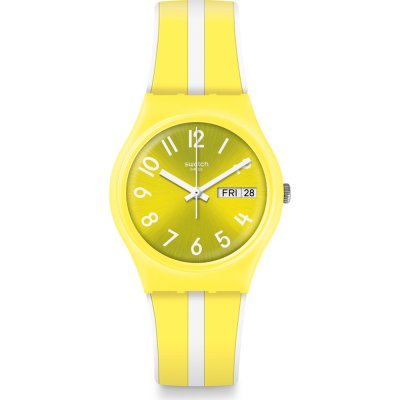 Relógio Swatch Originals Medium (34mm) GJ702 Lemoncello
