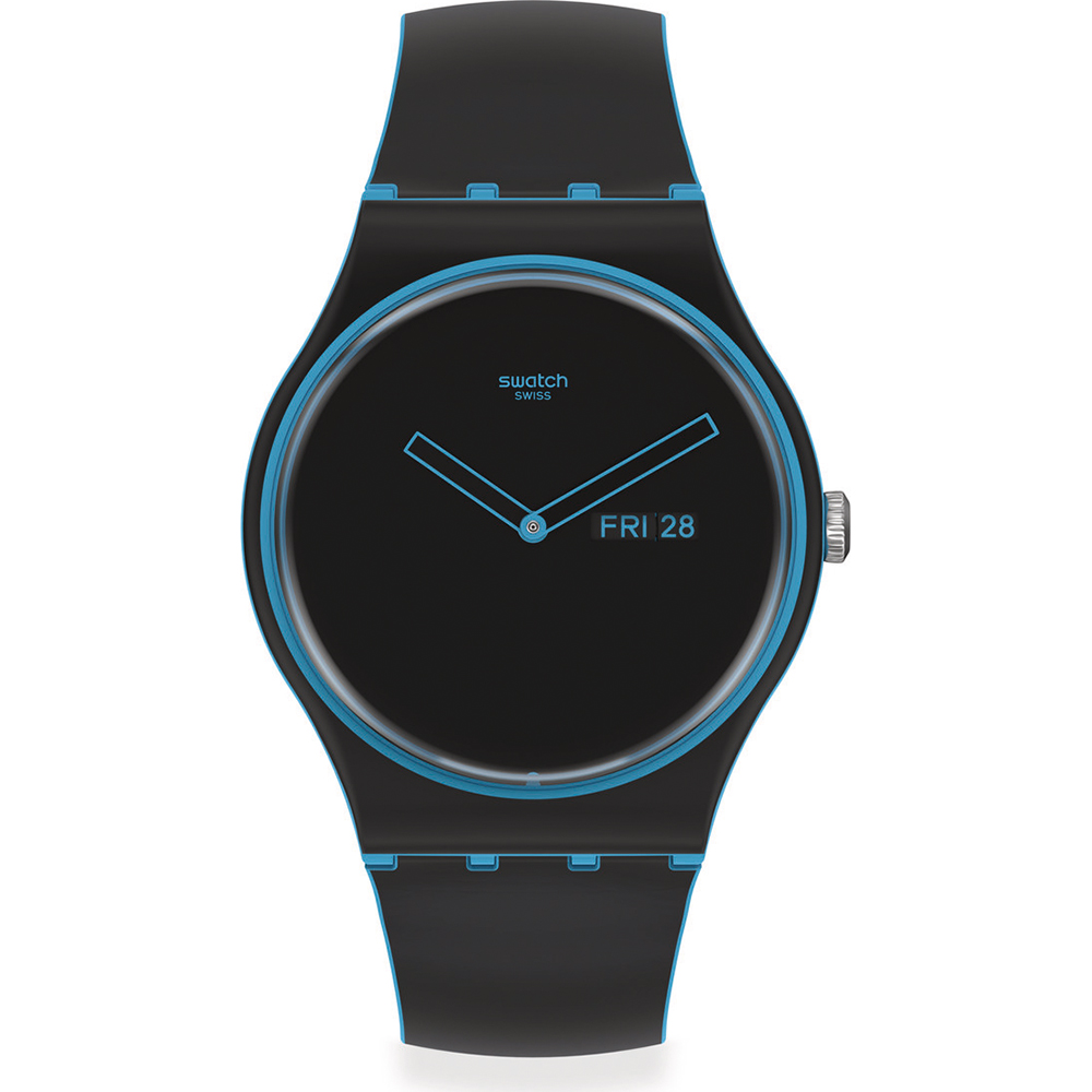 Relógio Swatch NewGent SO29S701 Minimal Line Blue