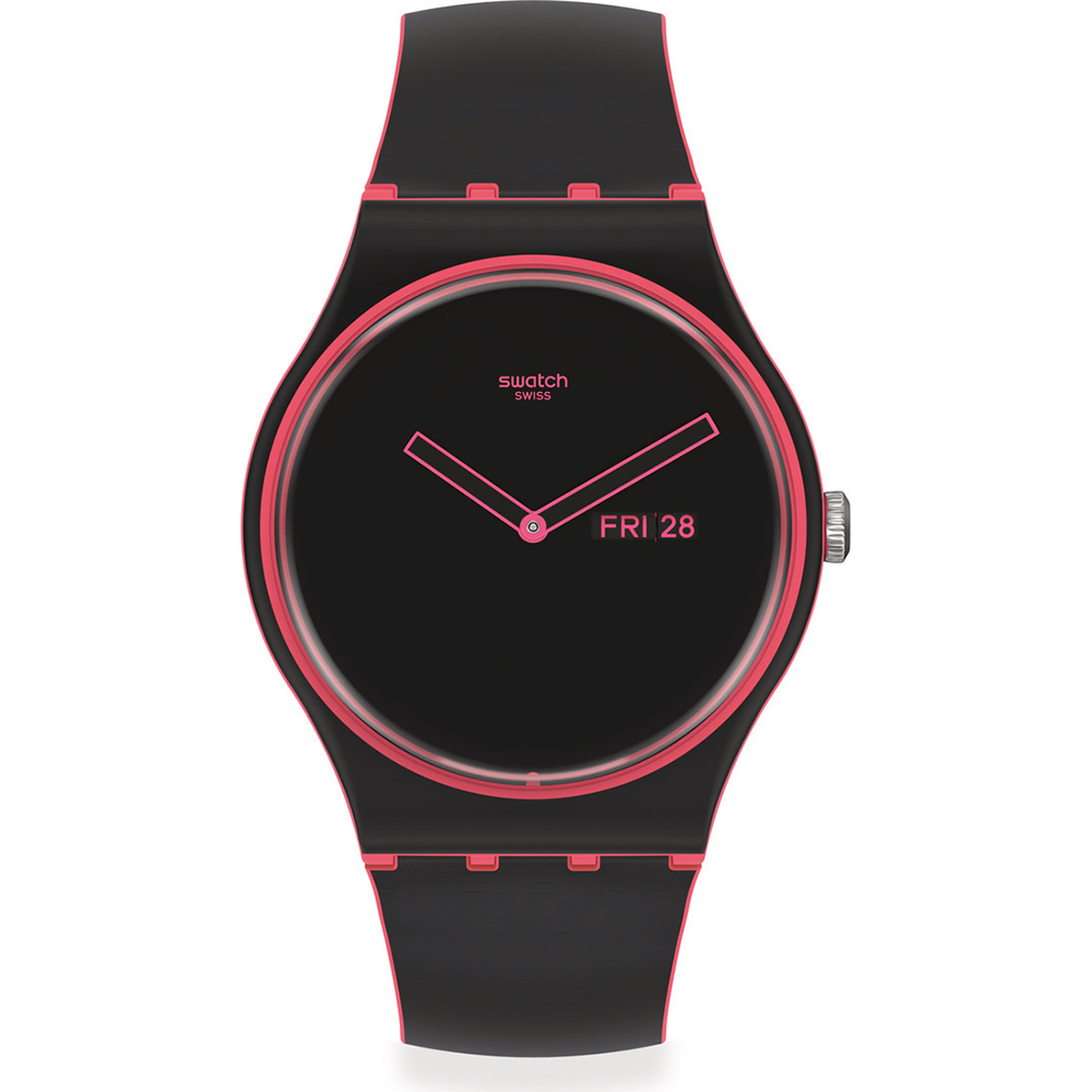 Relógio Swatch NewGent SO29P700 Minimal Line Pink
