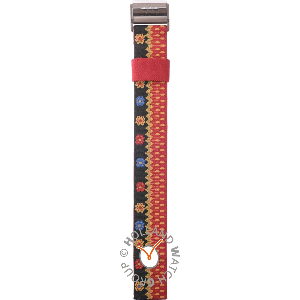 Bracelete Swatch Plastic  - Pop Medium - PM APMM101 PMM101 Buchara