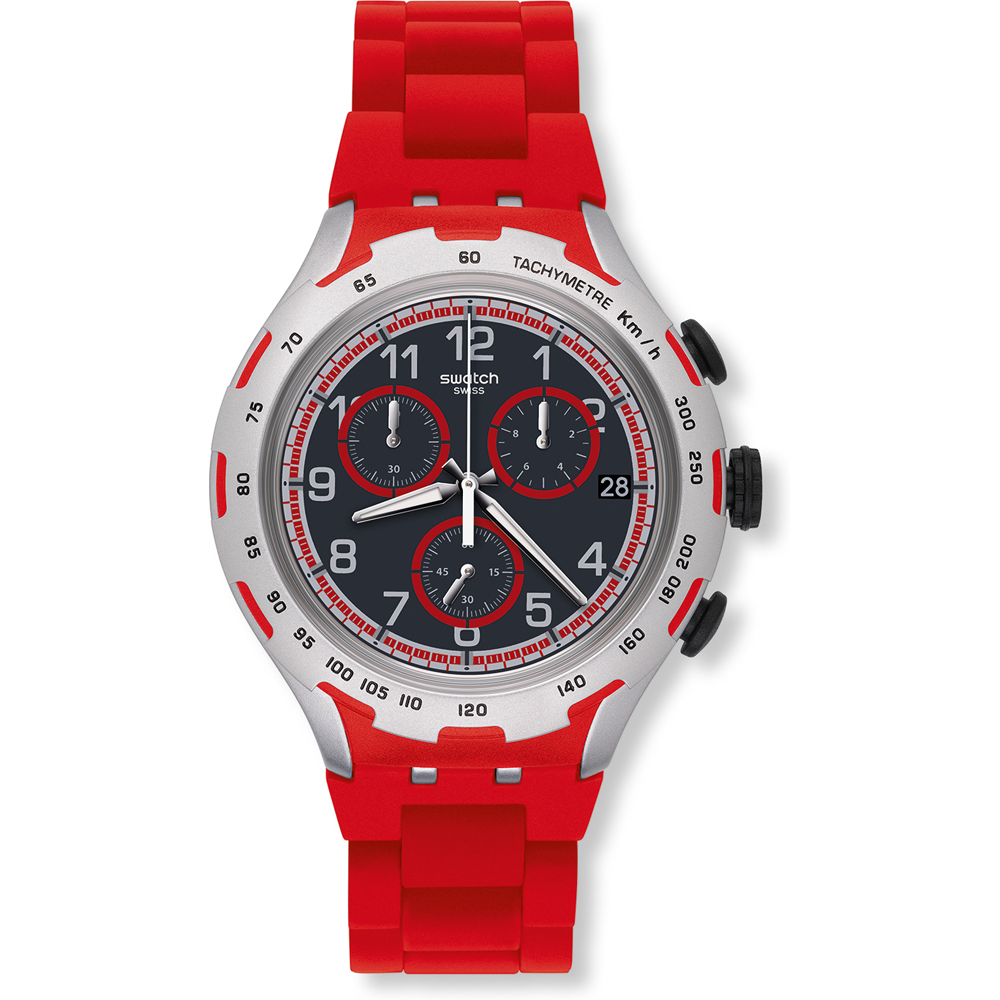 Relógio Swatch XLite Chrono YYS4018AG Red Attack