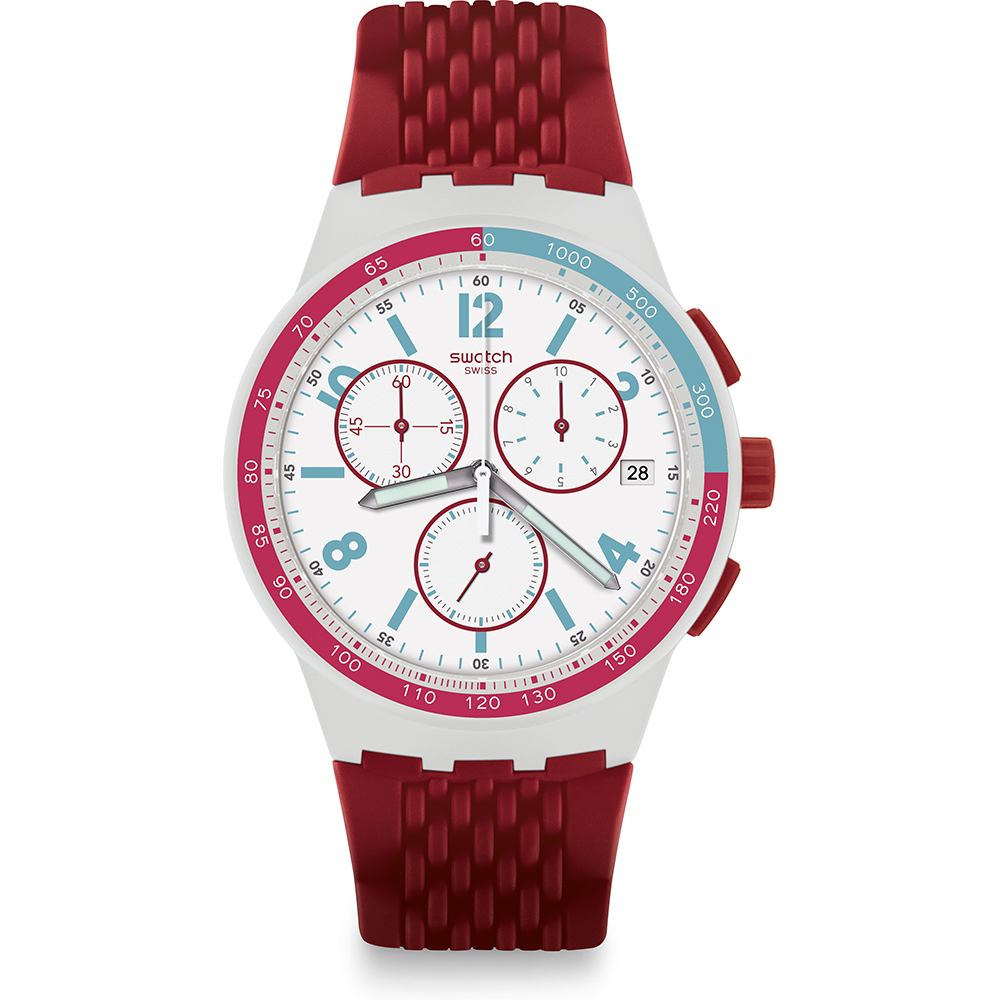 Relógio Swatch New Chrono Plastic SUSM403 Red Track