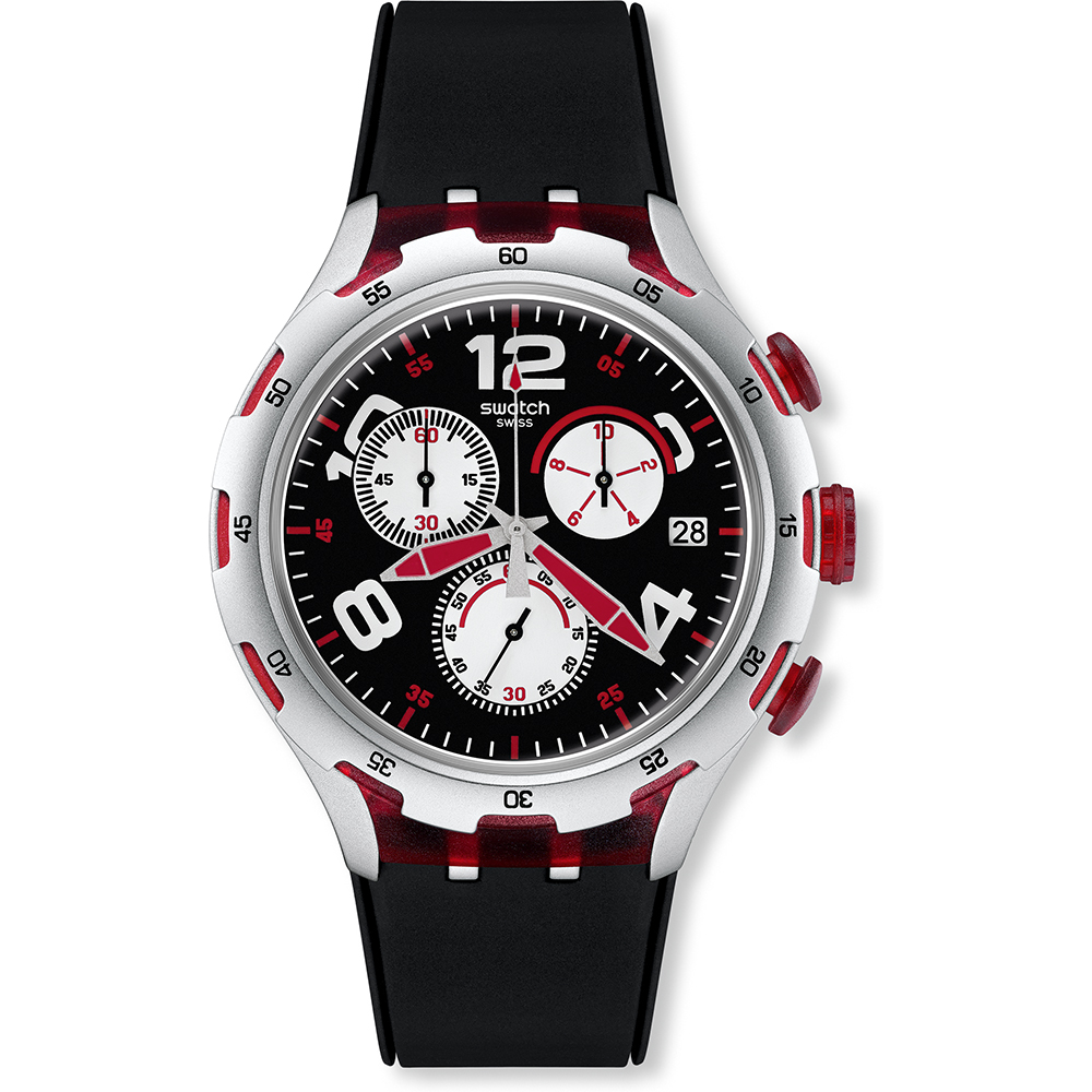 Relógio Swatch XLite Chrono YYS4004 Red Wheel