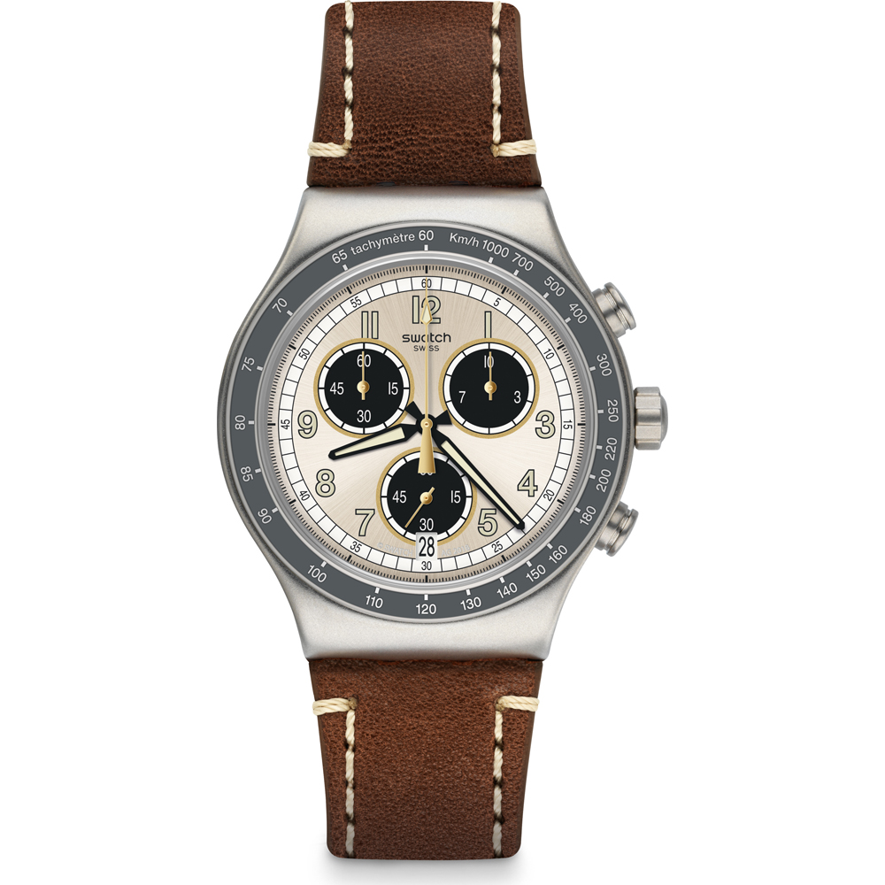Relógio Swatch Irony - Chrono New YVS455 Rhum