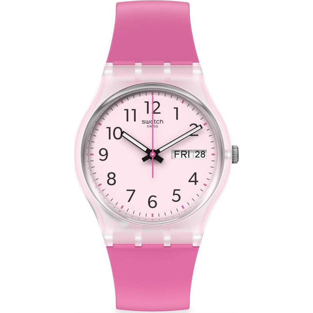 Relógio Swatch Standard Gents GE724 Rinse Repeat Pink