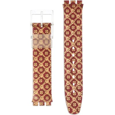 Bracelete Swatch Plastic - Auto/Scuba/Chrono - SA/SC/SD/SE/SH/SO/ST ASAK122 SAK122 Uzor