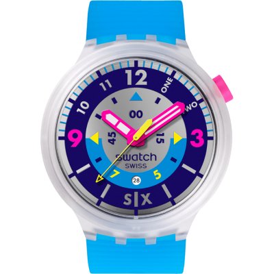 Relógio Swatch Big Bold SB01K400 Neon Hielo