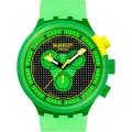 Relógio Swatch Big Bold SB02G100 Glowingly Green