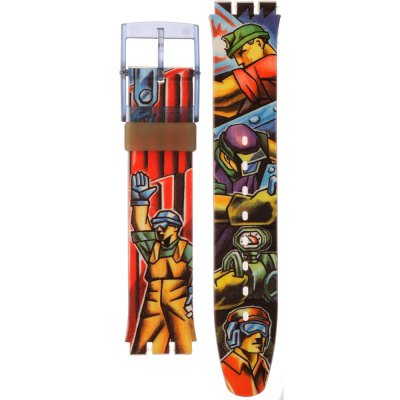 Bracelete Swatch Plastic - Auto/Scuba/Chrono - SA/SC/SD/SE/SH/SO/ST ASDM105 SDM105 Tovarisch