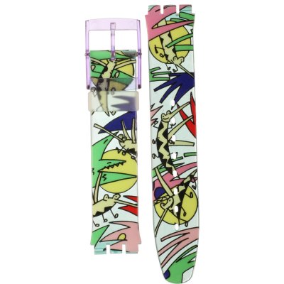 Bracelete Swatch Plastic - Auto/Scuba/Chrono - SA/SC/SD/SE/SH/SO/ST ASDV900 SDV900 Jungle