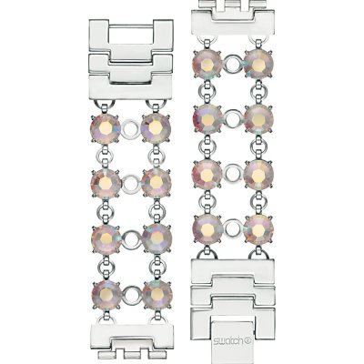 Bracelete Swatch Plastic - Skin Small 33.7mm - SF/SI/SS08/SS09 ASFK237A SFK237 Aquastones Large