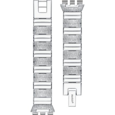 Bracelete Swatch Plastic - Skin Small 33.7mm - SF/SI/SS08/SS09 ASFK320G SFK320G Tarnish Shine