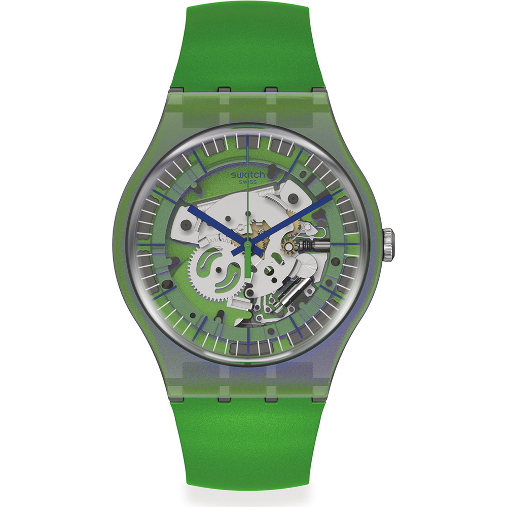 Relógio Swatch NewGent SUOM117 Shimmer Green