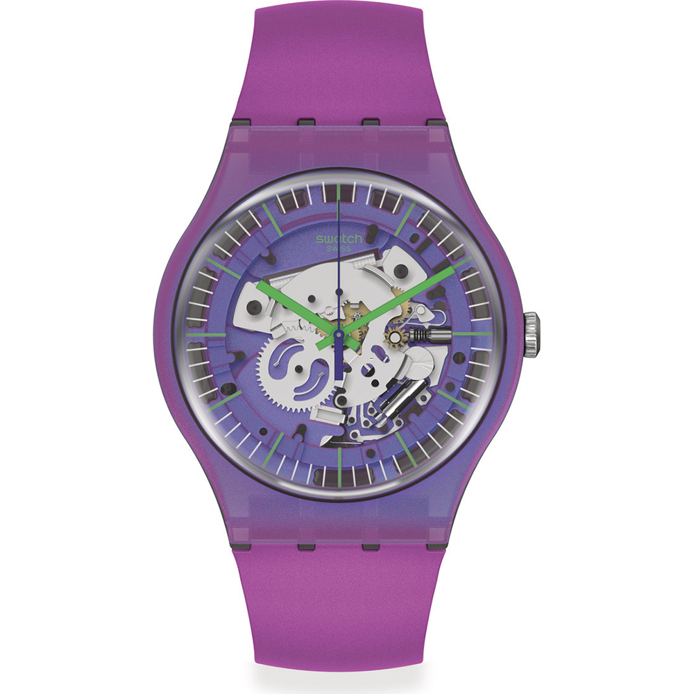 Relógio Swatch NewGent SUOM115 Shimmer Purple