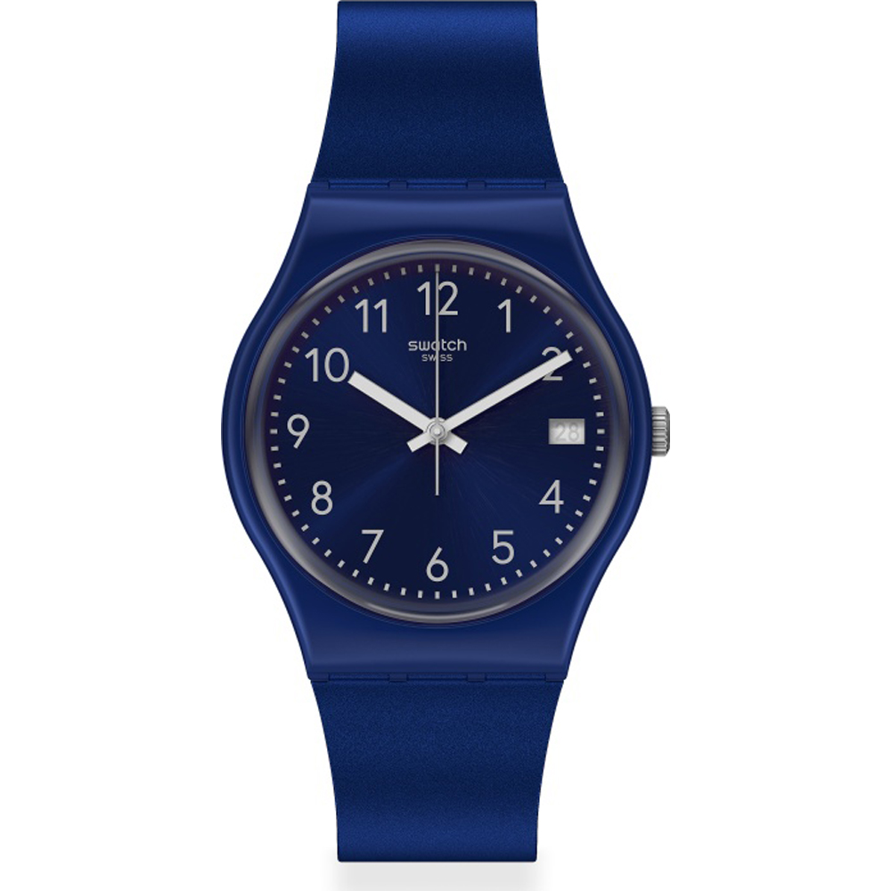 Relógio Swatch Standard Gents GN416 Silver In Blue
