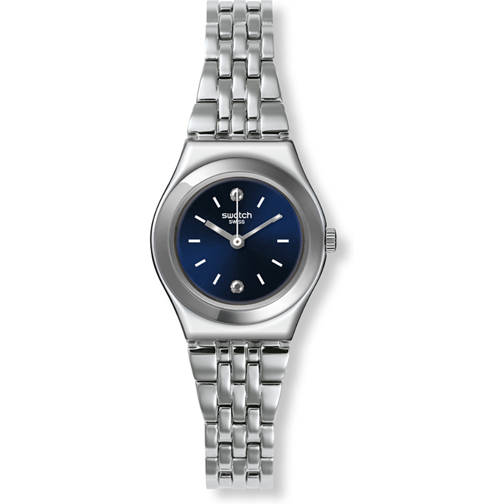 relogio swatch irony stainless steel feminino